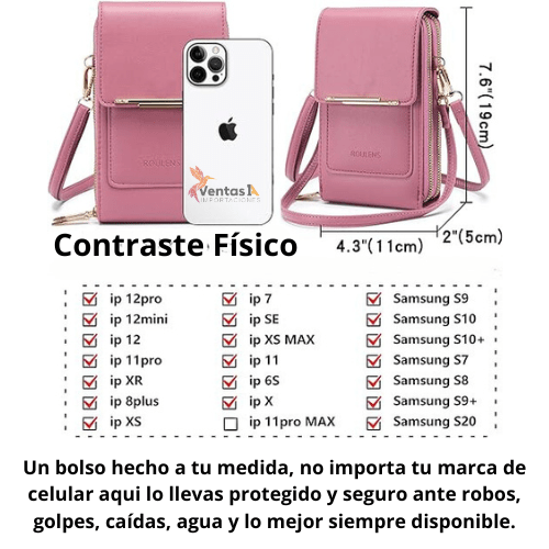 BOLSO BILLETERA PANTALLA TÁCTIL